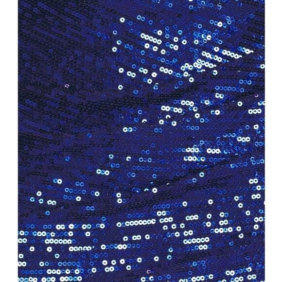 NBD Marceline Mini Dress blue cobalt sequin one shoulder party Revolve sz S - Picture 5 of 11